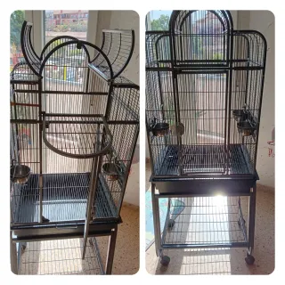 Jaula grande para loro poco usada