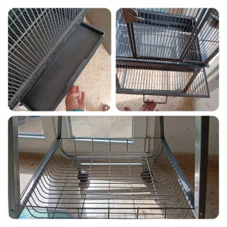 Jaula grande para loro poco usada