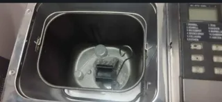 Panera gris y multicolor