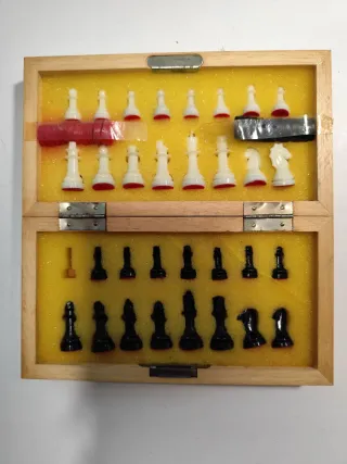 Scacchi magnetici pieghevoli e dame