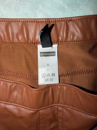 Pantaloni Golden Point Pelle Marrone