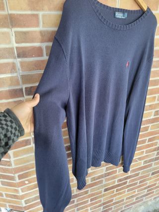 Polo Ralph Lauren Suéter Algodón Azul XXL