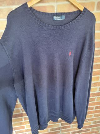 Polo Ralph Lauren Suéter Algodón Azul XXL
