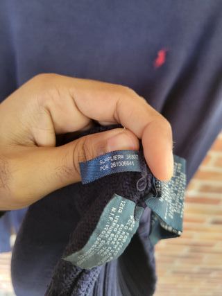 Polo Ralph Lauren Suéter Algodón Azul XXL