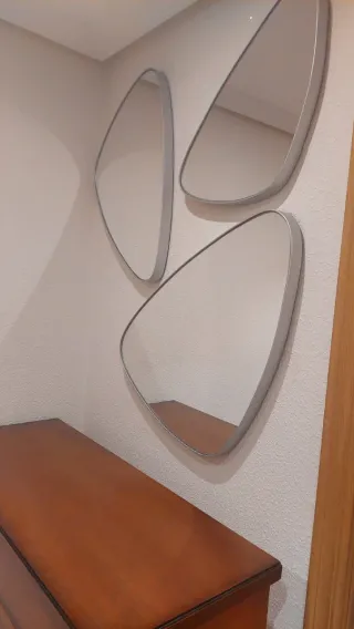 Set 3 Espejos Decorativos Ovalados