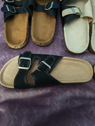 Sandalias Shein Mujer Variadas Nuevas con su bolsa