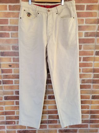 Pantalones Chinos Beige Burberry Talla 44