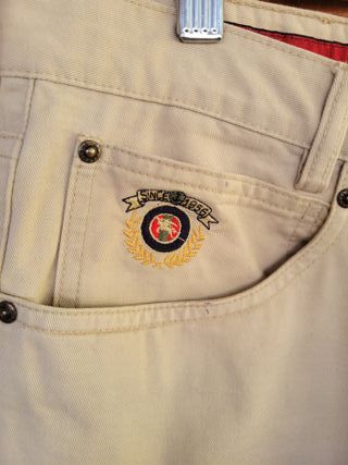 Pantalones Chinos Beige Burberry Talla 44