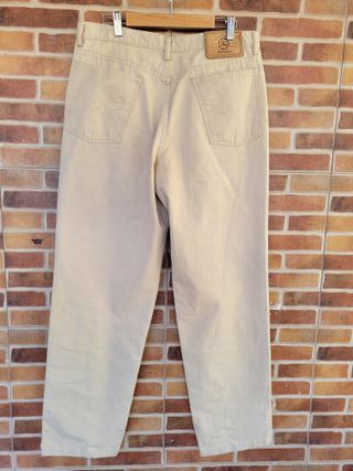 Pantalones Chinos Beige Burberry Talla 44