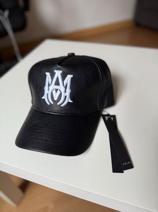 Gorra Amiri Piel Sintética Negra