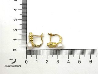 pendientes plata 925mm con piedra con perla,circonita