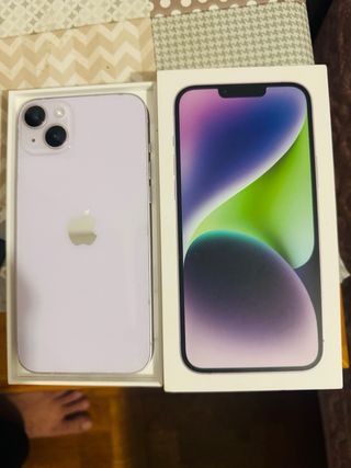 iPhone 14 Plus Viola/Argento