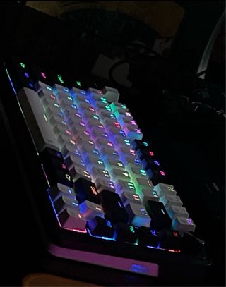 Teclado Redragon RGB Blanco