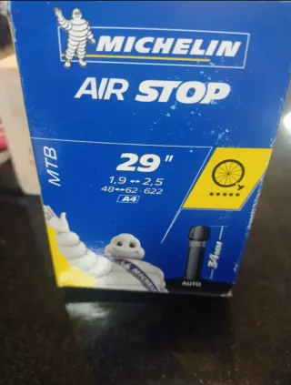 2 Cámaras Michelin Air Stop MTB 29 1.9-2.5