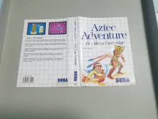 Aztec Adventure Master System Sega Pal