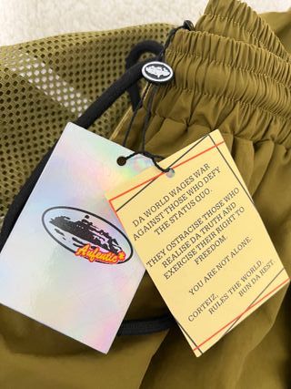 Pantalón Corteiz – Talla M - Verde Caqui/Beige