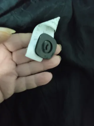 Abrigo Blanco y Negro Estampado