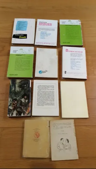 AÑOS 60 Lote 11 libros antiguos AVENTURA y LECTURA