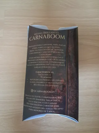 Carnaval medias de licra