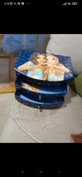 Joyero infantil-juvenil con 3 cajones