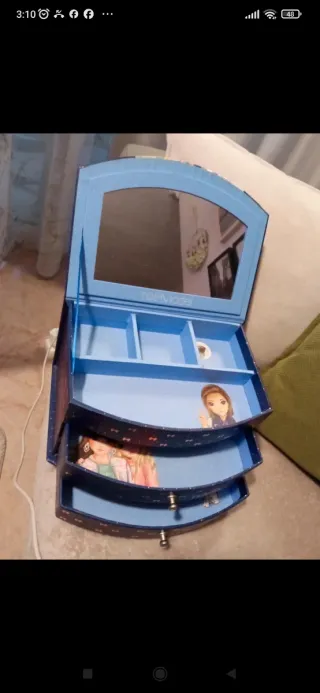 Joyero infantil-juvenil con 3 cajones