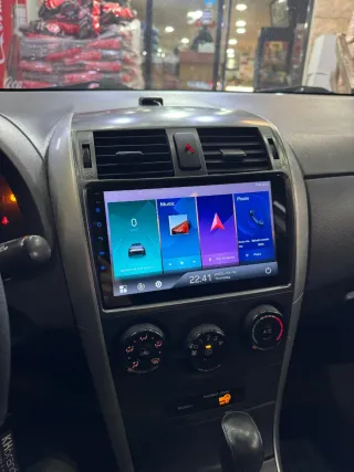 Rádio Toyota Corolla E140 E150 Android 14 com GPS