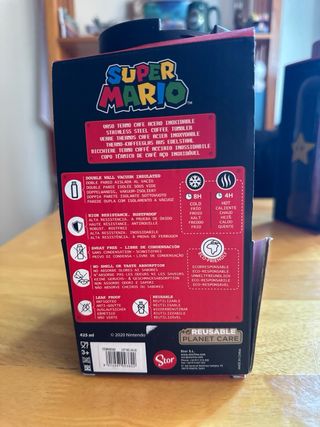 Termo Super Mario Bros Nintendo Original