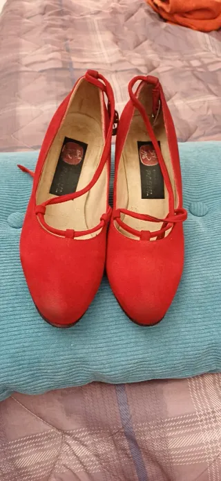 Scarpe Paul rosse tacco 5 cm tg 37