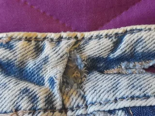 Pantalón vaquero ancho mujer