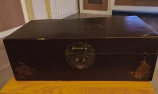 Ajedrez Chino Antiguo Tablero Decorado