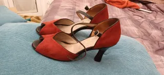 Sandali Tango Brujo colore Borgogna tacco 7.5