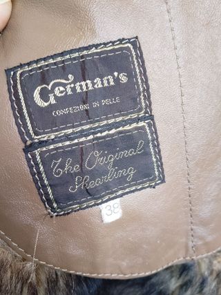 Montone Shearling Vintage Anni '80 Beige Donna m