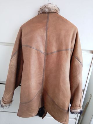 Montone Shearling Vintage Anni '80 Beige Donna m