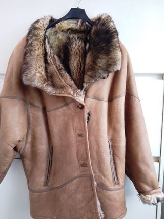 Montone Shearling Vintage Anni '80 Beige Donna m