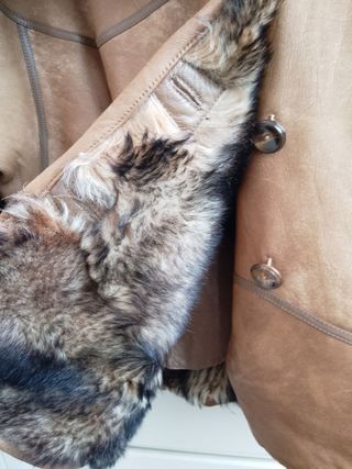 Montone Shearling Vintage Anni '80 Beige Donna m