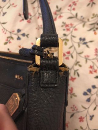 Bolso bandolera Ralph Lauren negro