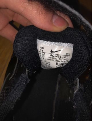 Zapatillas Nike Negras Niño/Niña