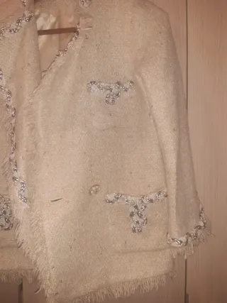 Chaqueta Tweed Estilo Chanel