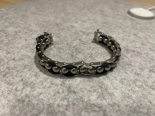 Pulsera Lotus de Acero Bolas Diseño Cadena