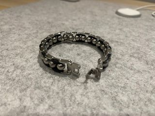 Pulsera Lotus de Acero Bolas Diseño Cadena