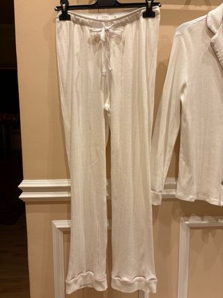 Pijama Women'secret beige y rosa