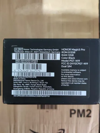 Honor Magic 5 Pro Negro 512GB