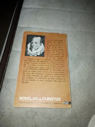 primer volumen Novela de Miguel de Cervantes