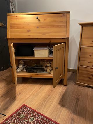 Escritorio Secreter Pino Macizo Ikea