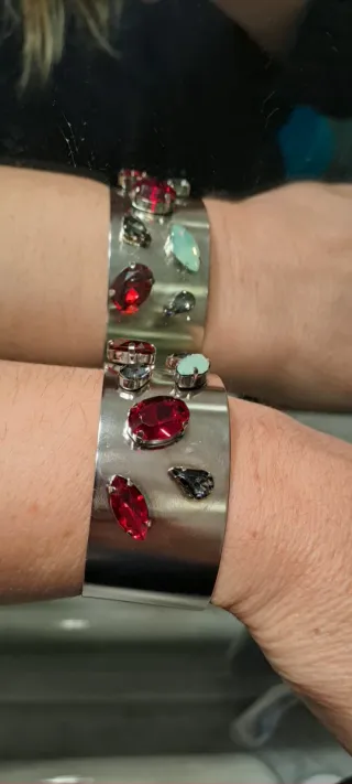 Bracciale Jenavi Cristalli Swarovski Rodiati