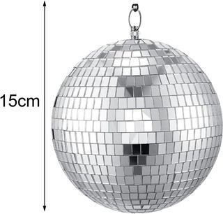 TechVizrs bola discoteca 15cm motor mando 4 modos