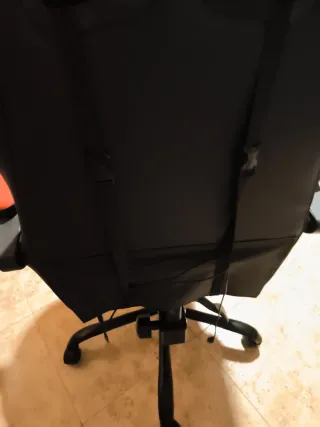 Silla de escritorio Alfordson Negra/Roja