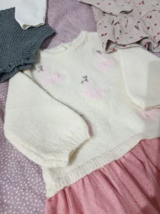 Lote vestidos bebé.