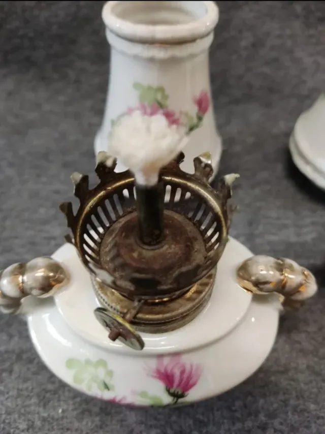 Pareja de quinqués miniatura