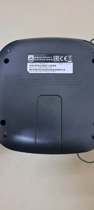 Radio Despertador Digital FM Philips Negro